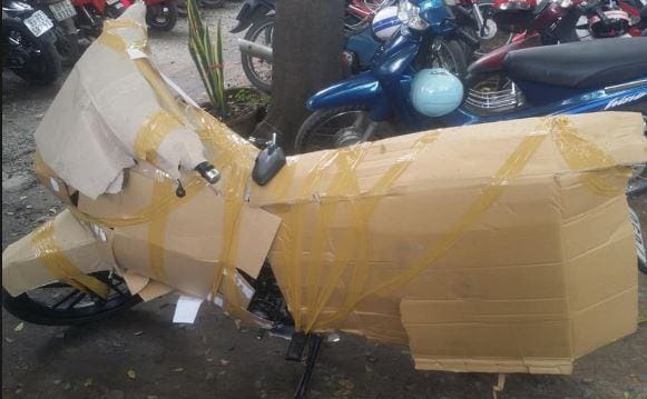 Vận chuyển xe máy bằng tàu hỏa